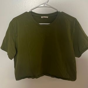 Open edit cropped tee